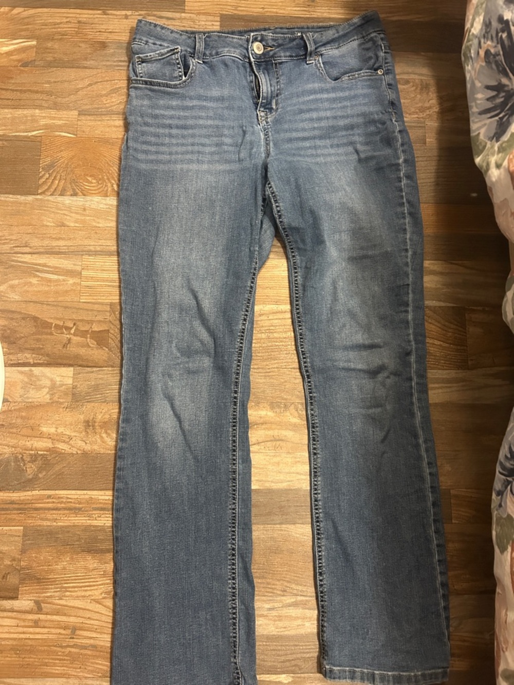 Maurices Light Blue Straight Leg Jeans